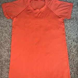 Orange Swiftly Tech short sleeve